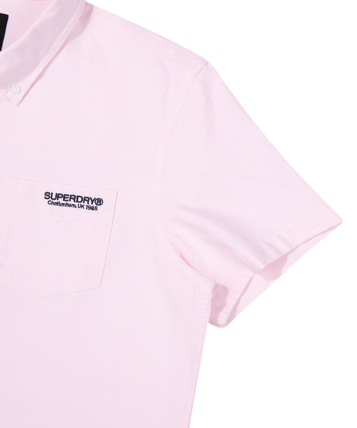 슈퍼드라이(SUPERDRY) 코어 숏 슬리브 옥스퍼드 셔츠 라이트핑크 SDUIHAP60LPK