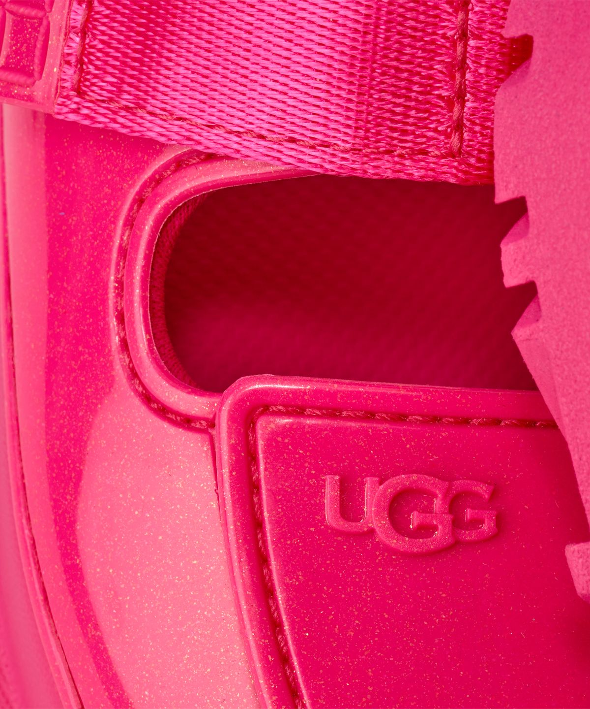 어그 키즈(UGG KIDS) [KIDS] 골든글로우 스파클 스트랩 샌들 - 딥 코랄 / 1178750K-DPCR