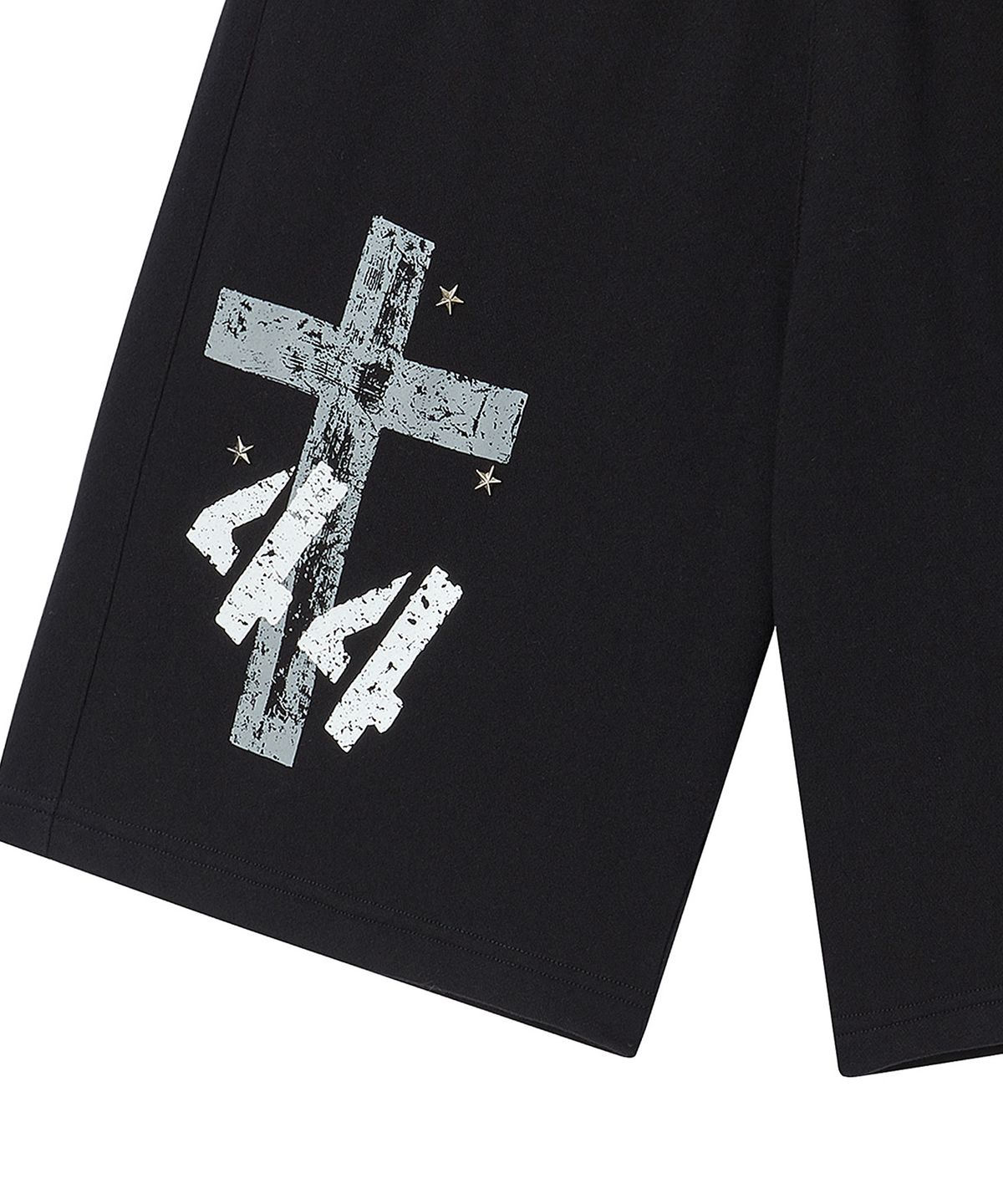 프렌다(PRENDA) STAR CROSS BERMUDA PANTS BLACK