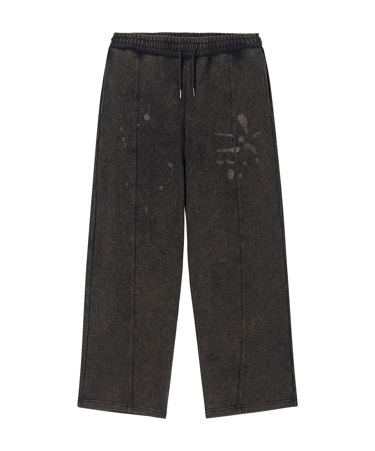 프렌다(PRENDA) 97 PAINTED WASHED PANTS BLACK