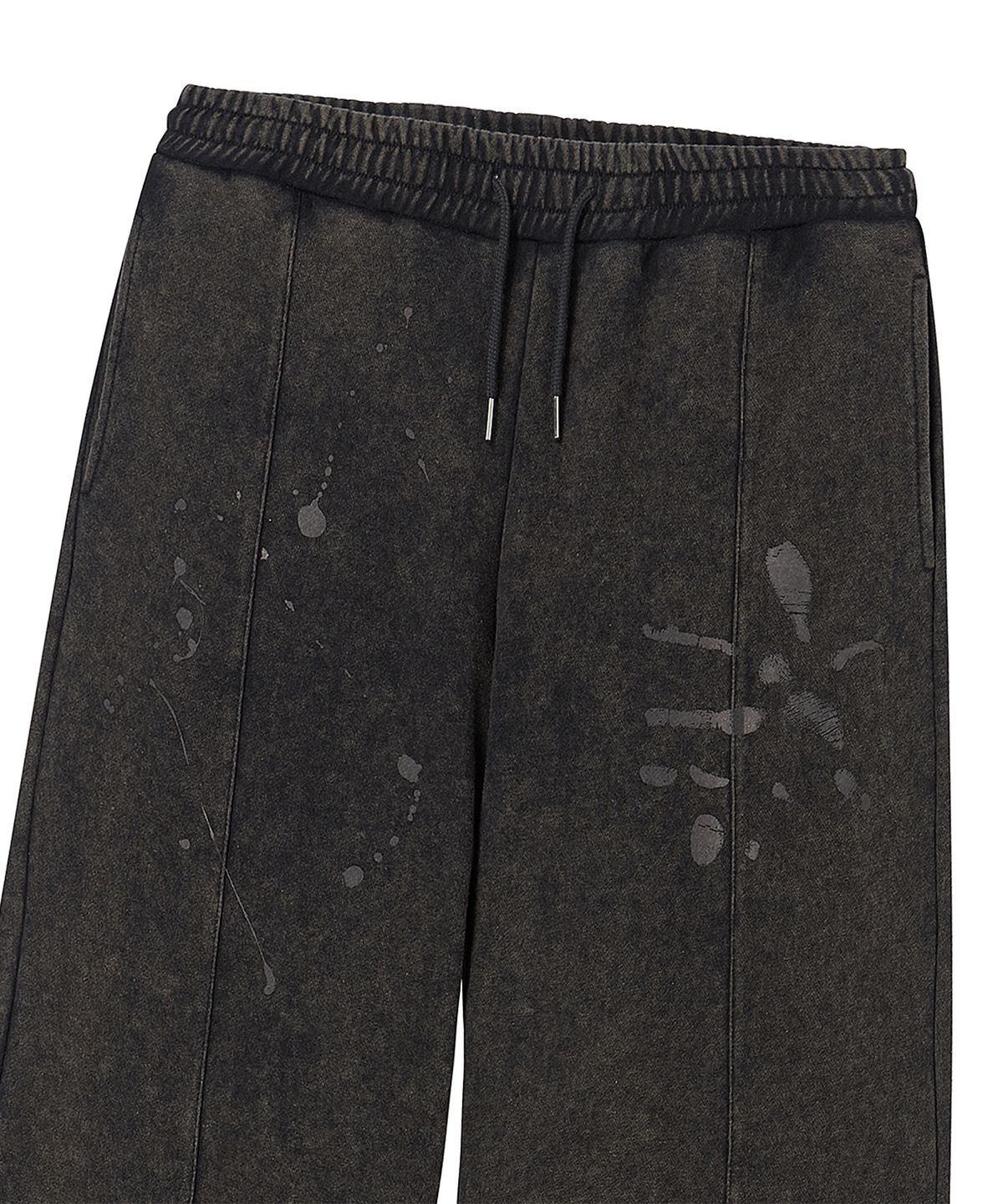 프렌다(PRENDA) 97 PAINTED WASHED PANTS BLACK