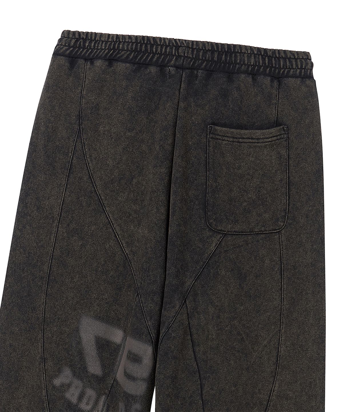 프렌다(PRENDA) 97 PAINTED WASHED PANTS BLACK