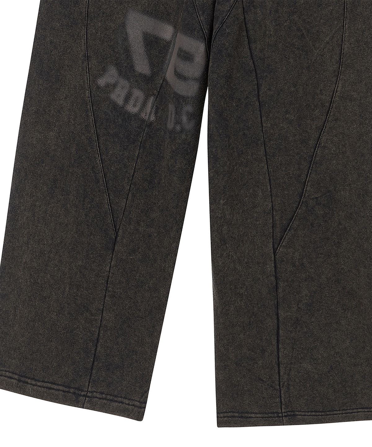 프렌다(PRENDA) 97 PAINTED WASHED PANTS BLACK