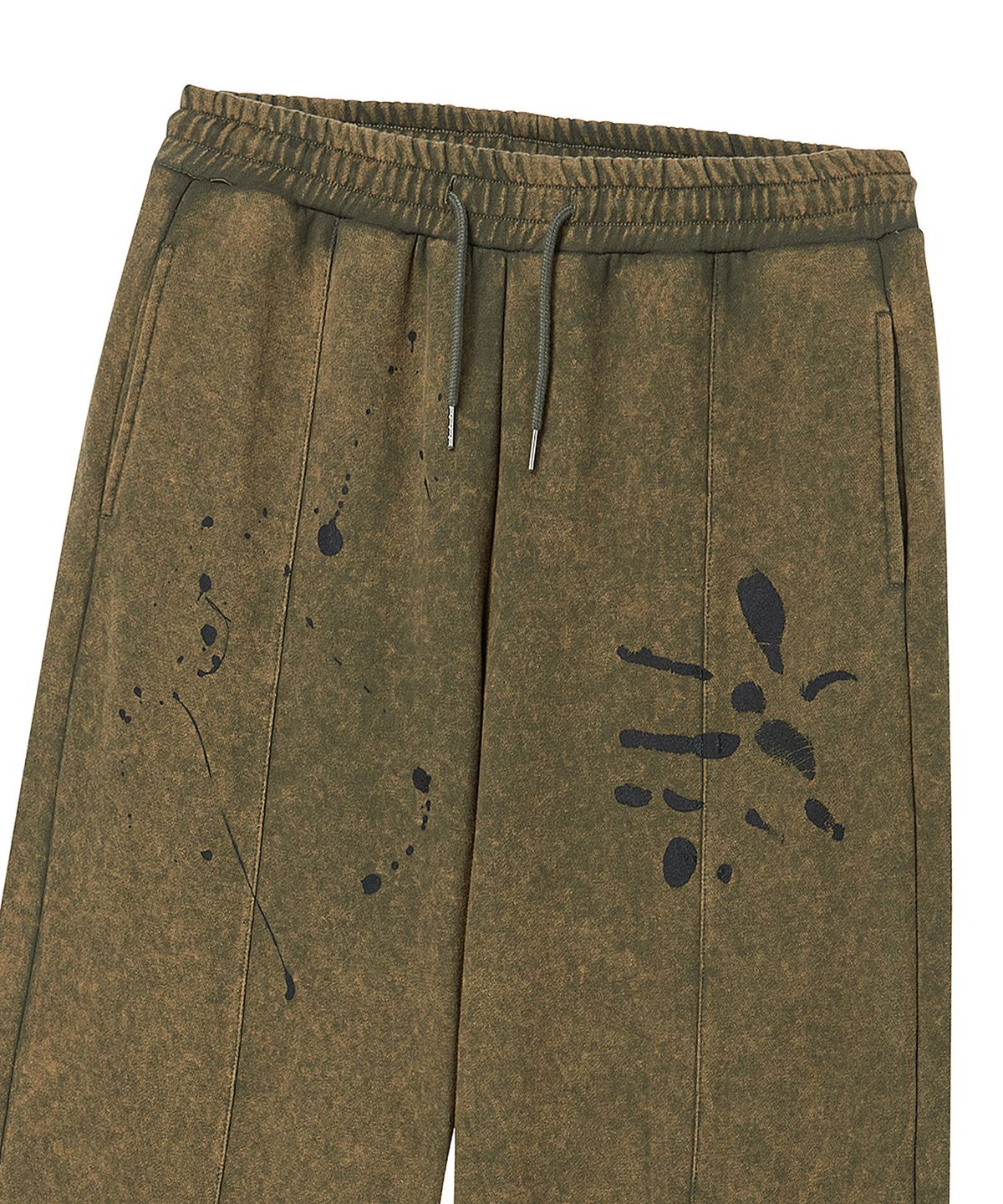 프렌다(PRENDA) 97 PAINTED WASHED PANTS KHAKI