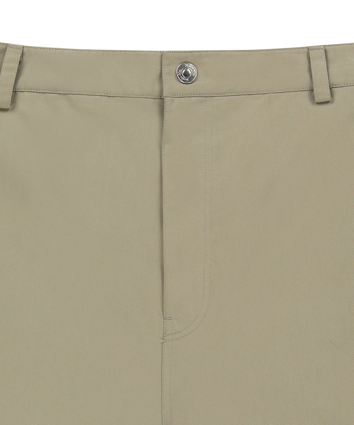 마뗑킴(MATIN KIM) CURVED SEAM BERMUDA PANTS FOR MEN IN BEIGE