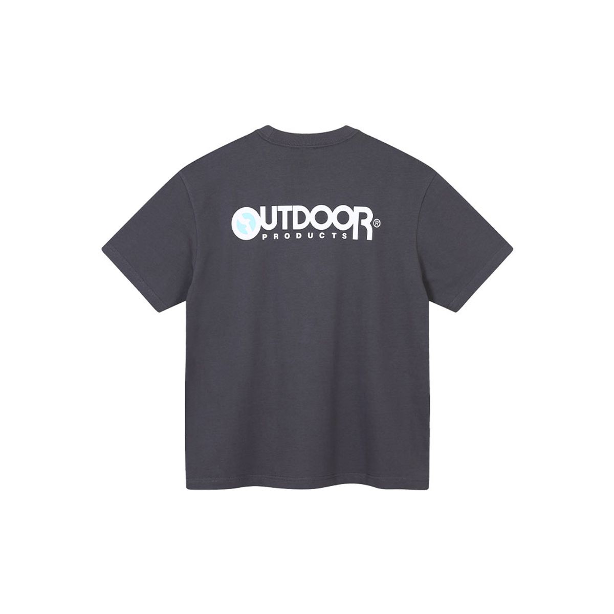 아웃도어 프로덕츠(OUTDOOR PRODUCTS) 스탠다드 로고 티셔츠 (챠콜)