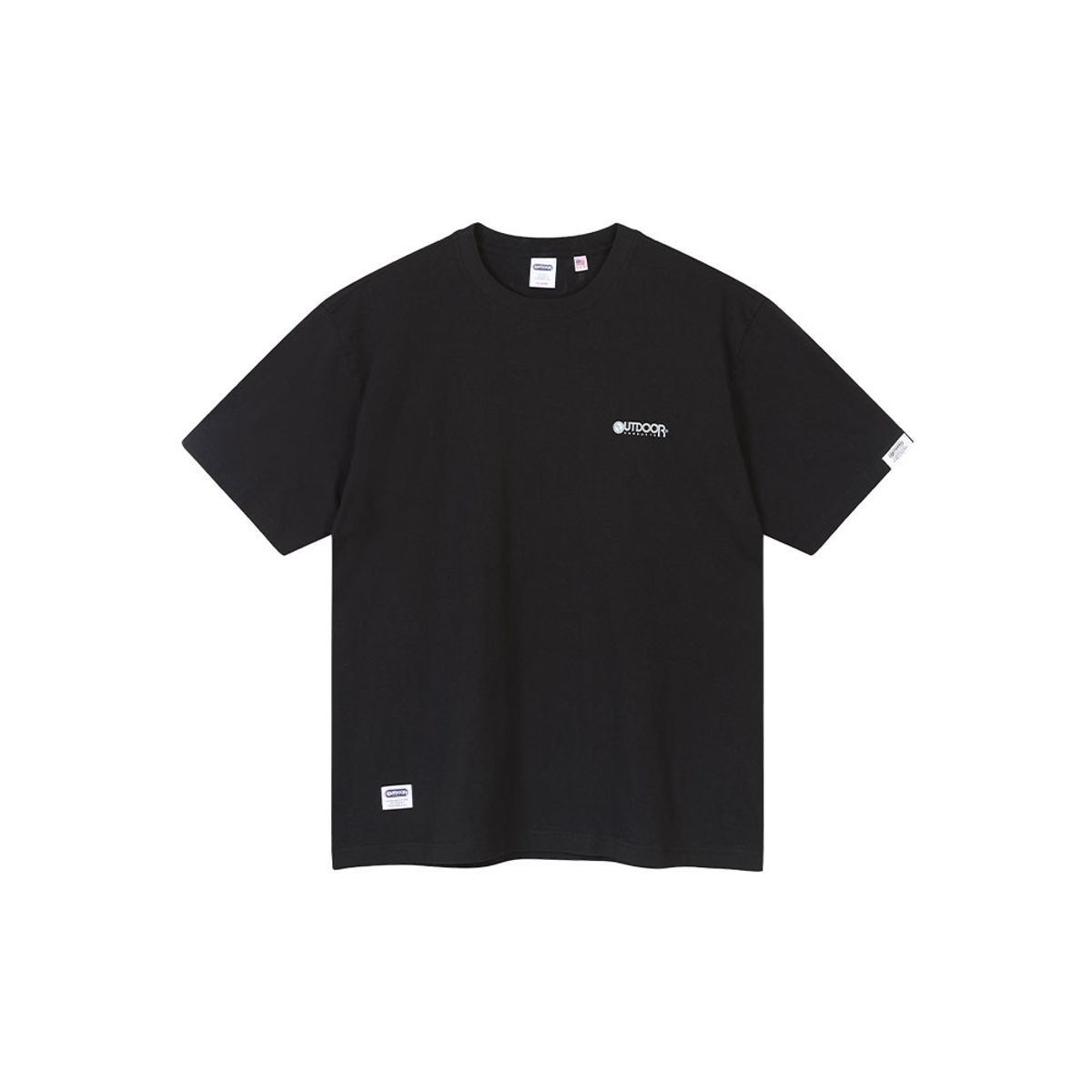 아웃도어 프로덕츠(OUTDOOR PRODUCTS) 스탠다드 로고 티셔츠 (블랙)