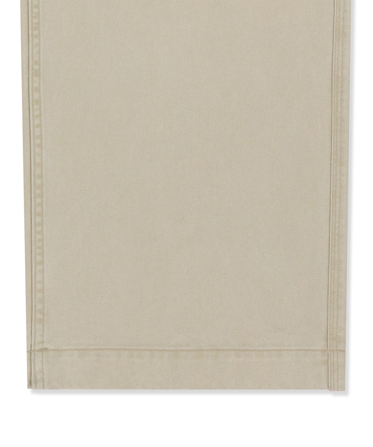 마뗑킴(MATIN KIM) SIDE TAB WASHED COTTON PANTS IN BEIGE