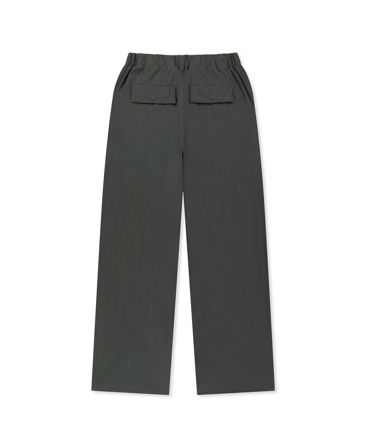마뗑킴(MATIN KIM) STRAP BELTED PANTS FOR MEN IN CHARCOAL