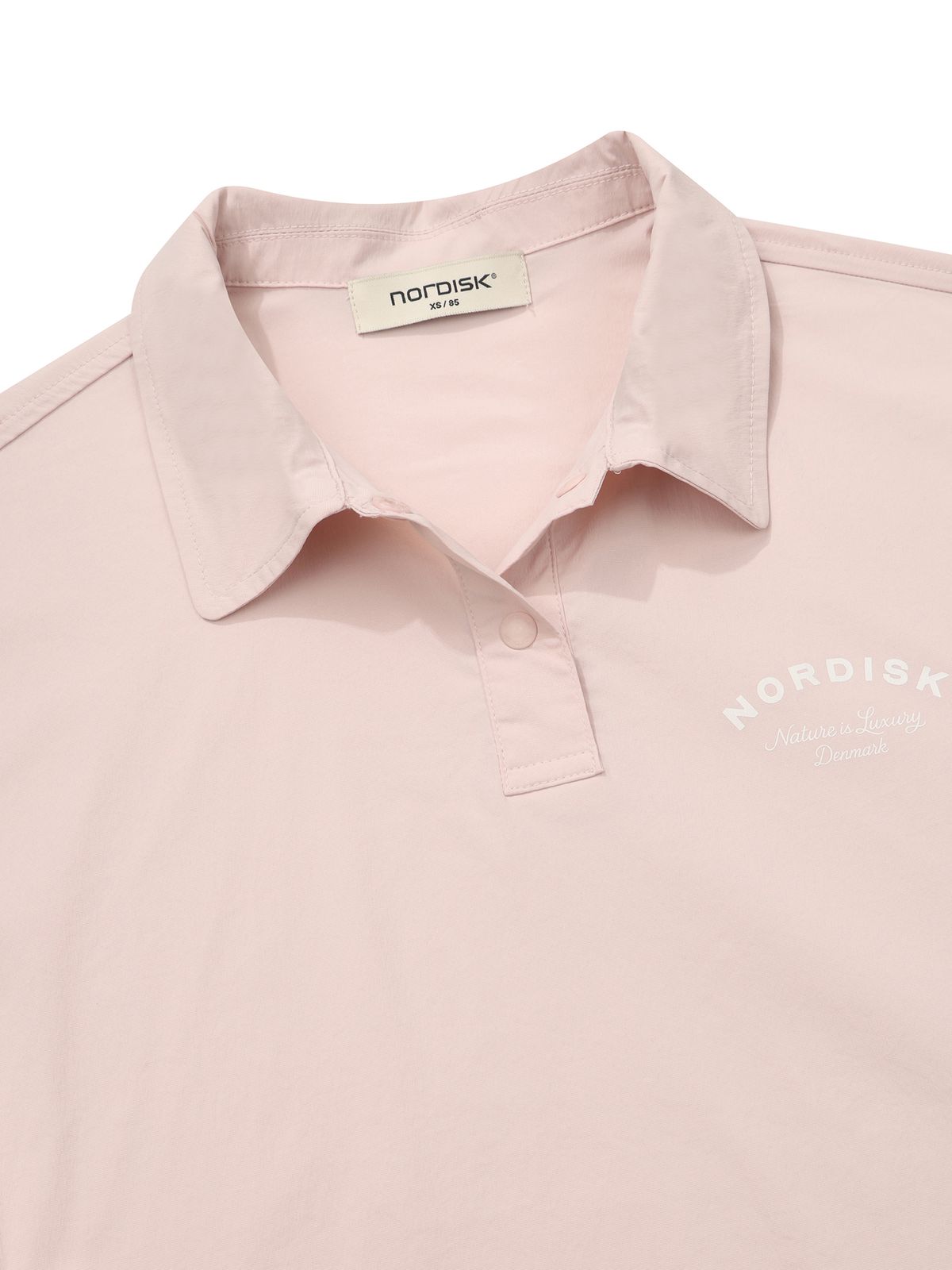 노르디스크(NORDISK) 휘게쿨 light 폴로 반팔 티셔츠 - W_Light Pink
