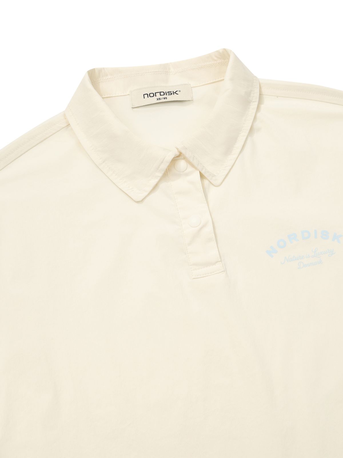 노르디스크(NORDISK) 휘게쿨 light 폴로 반팔 티셔츠 - W_Off White