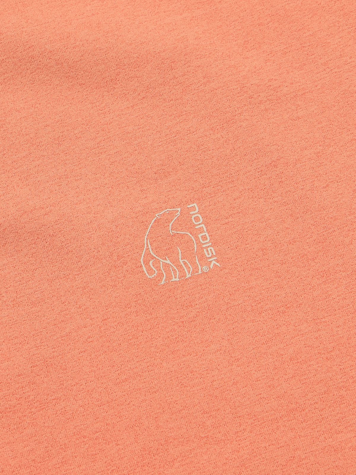 노르디스크(NORDISK) LNT 소로나 그래픽 크롭 반팔 티셔츠 - W_Coral