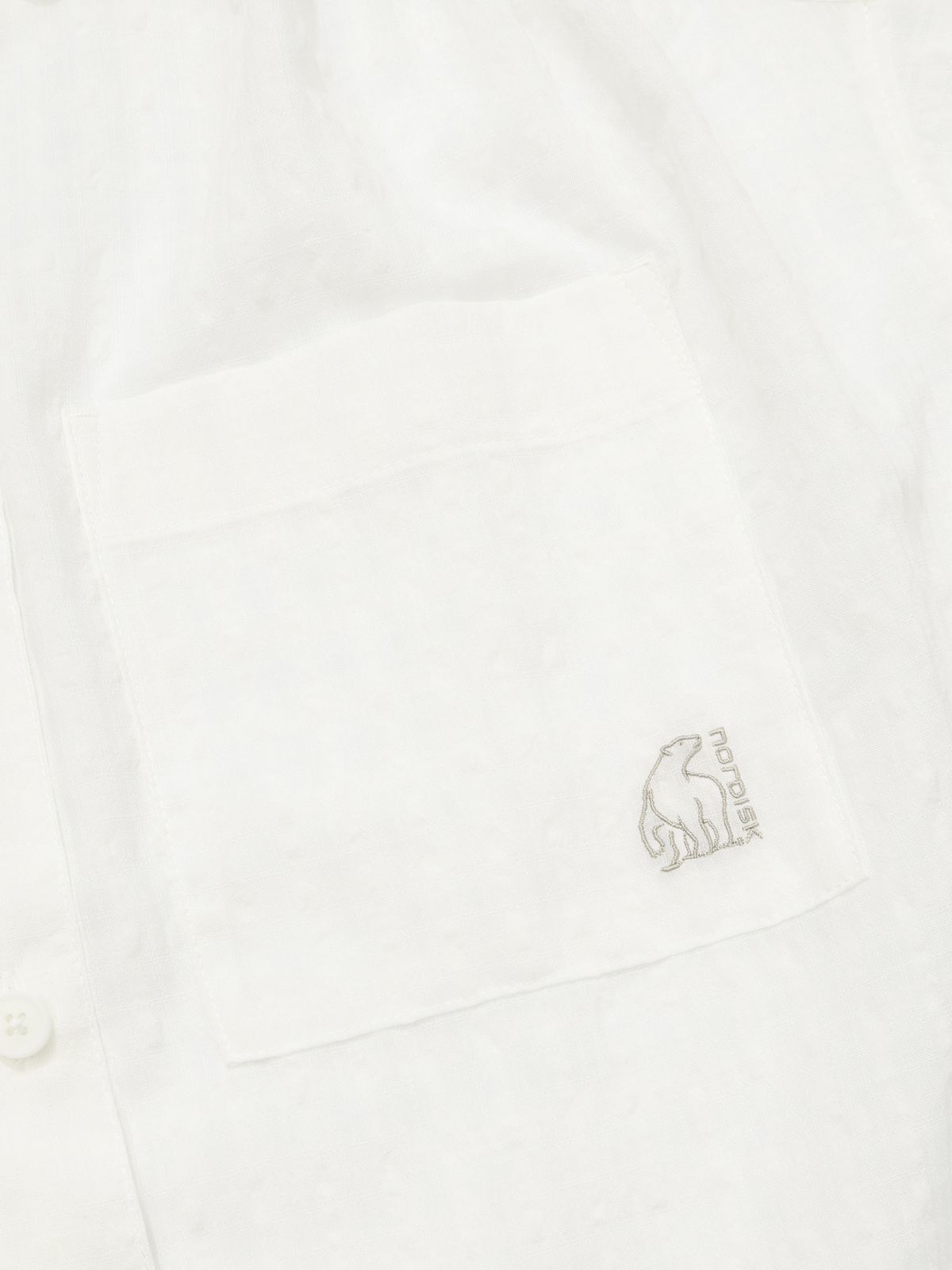 노르디스크(NORDISK) 시어 체크 긴팔 셔츠 - W_Off White