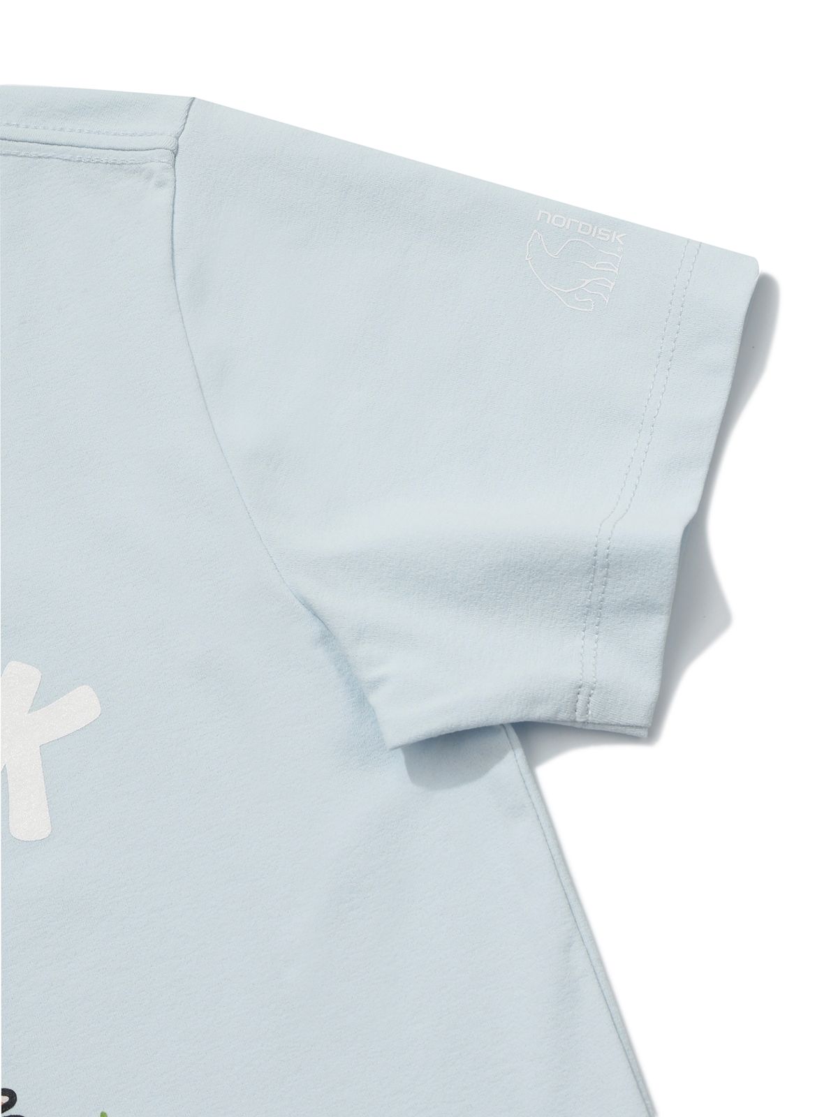 노르디스크(NORDISK) 캠프 크루 카툰 반팔 티셔츠 - K_Light Blue