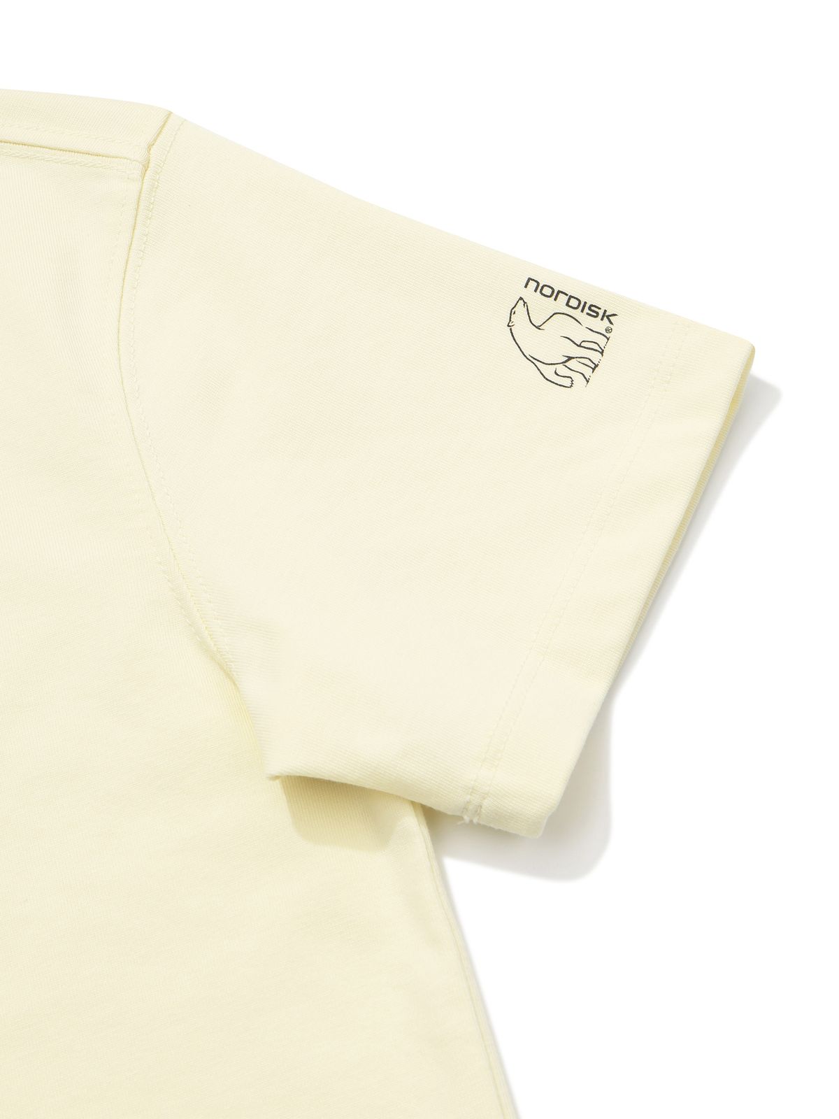 노르디스크(NORDISK) 썸머 아이스크림 반팔 티셔츠 - K_Pastel Yellow
