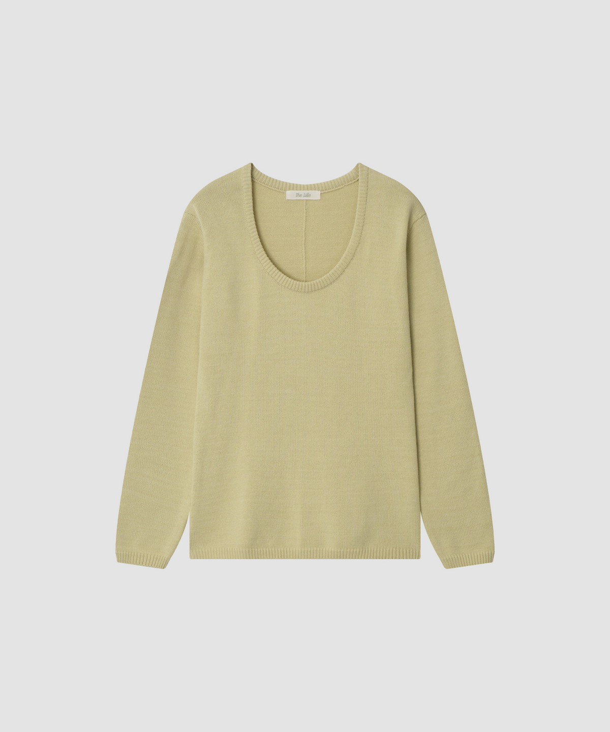 더 릴(THE LILLE) Clair U-Neck Knit_Lime