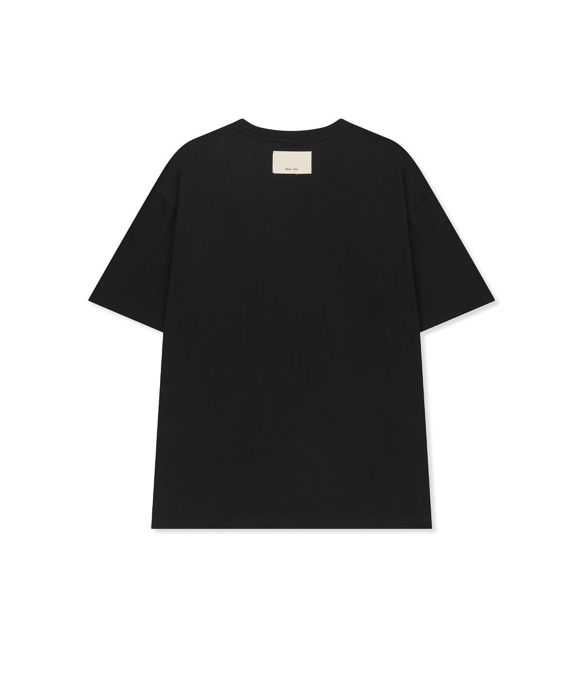 마뗑킴(MATIN KIM) MATIN KIM CIRCLE LOGO TOP FOR MEN IN BLACK