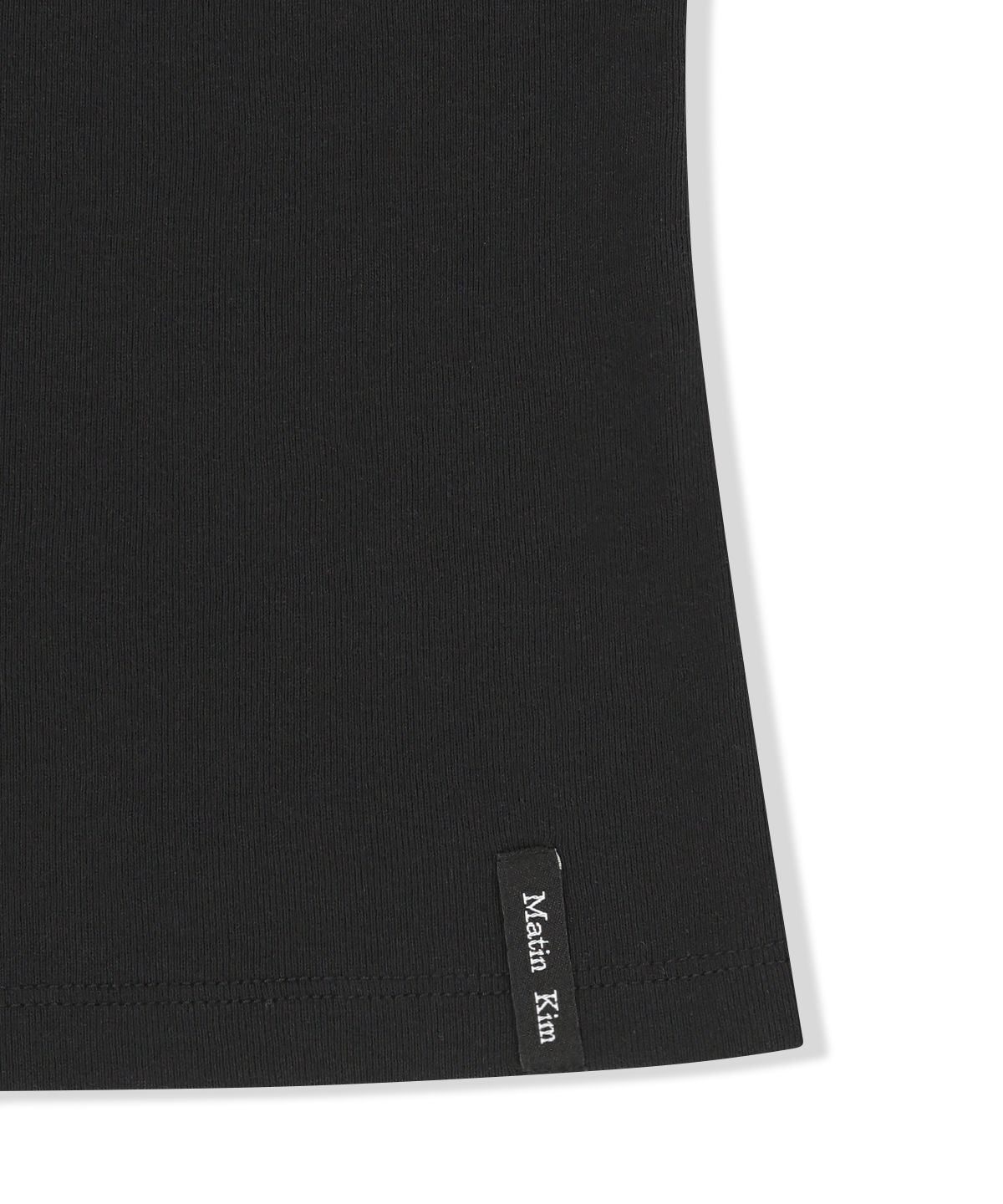마뗑킴(MATIN KIM) 3/4 SLEEVE TOP & TANK LAYERED SET IN BLACK