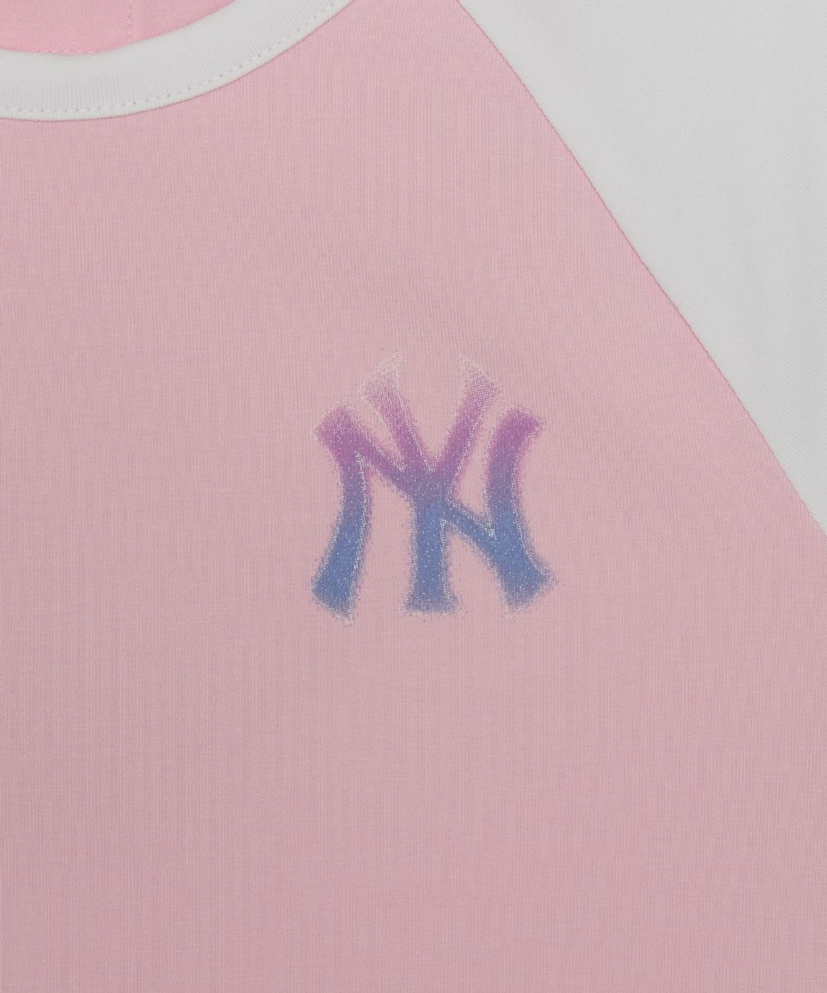 엠엘비 키즈(MLB KIDS) 걸즈 스포티브 빅럭스 라글란 티셔츠 NY (L.Pink)
