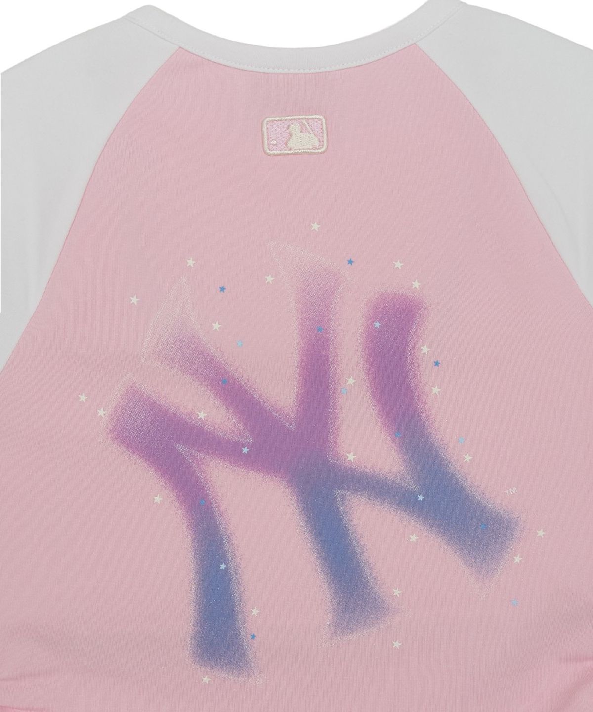 엠엘비 키즈(MLB KIDS) 걸즈 스포티브 빅럭스 라글란 티셔츠 NY (L.Pink)