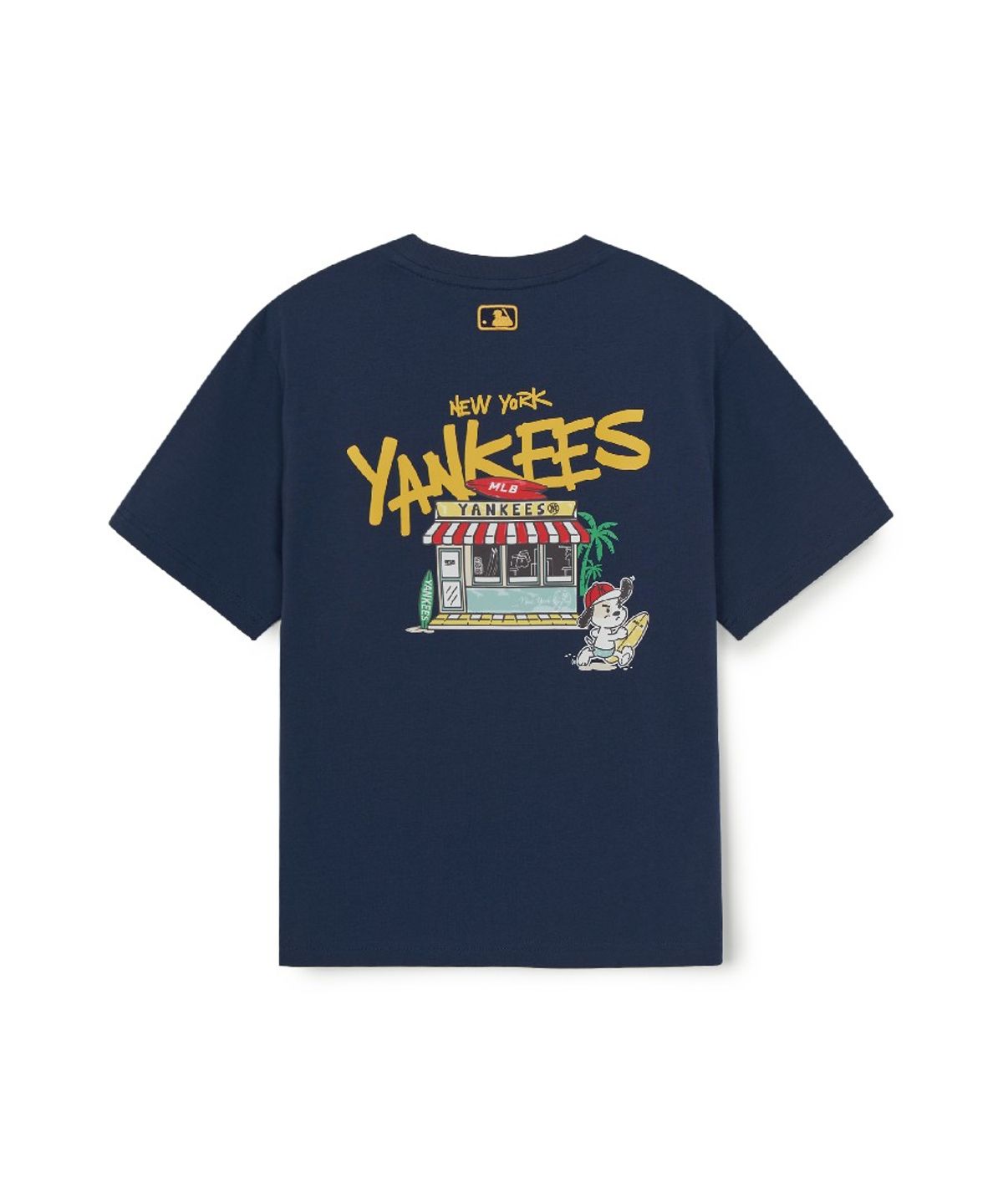엠엘비 키즈(MLB KIDS) 스트릿 서핑 바크 아트웍 티셔츠 NY (Navy)