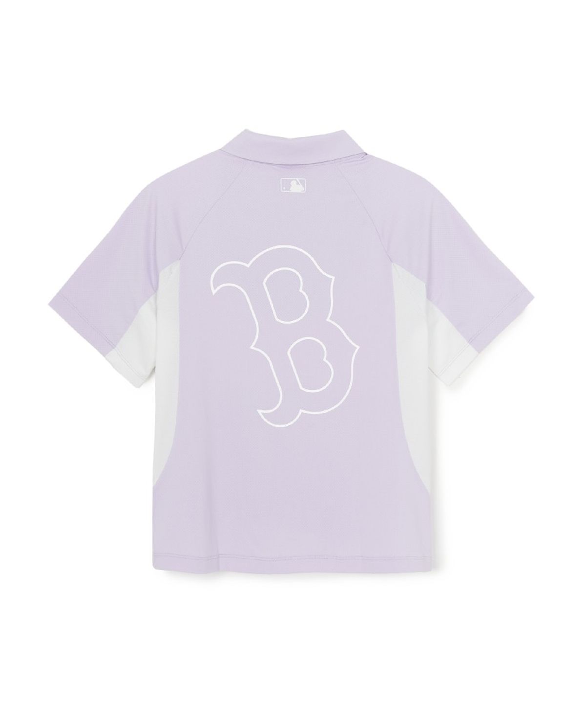 엠엘비 키즈(MLB KIDS) 베이직 아웃도어 기능성 빅럭스 반팔 피케 티셔츠 BOS (Lavender)