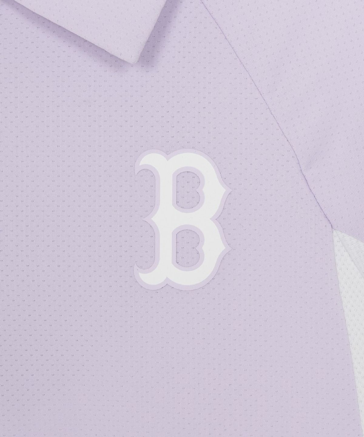 엠엘비 키즈(MLB KIDS) 베이직 아웃도어 기능성 빅럭스 반팔 피케 티셔츠 BOS (Lavender)