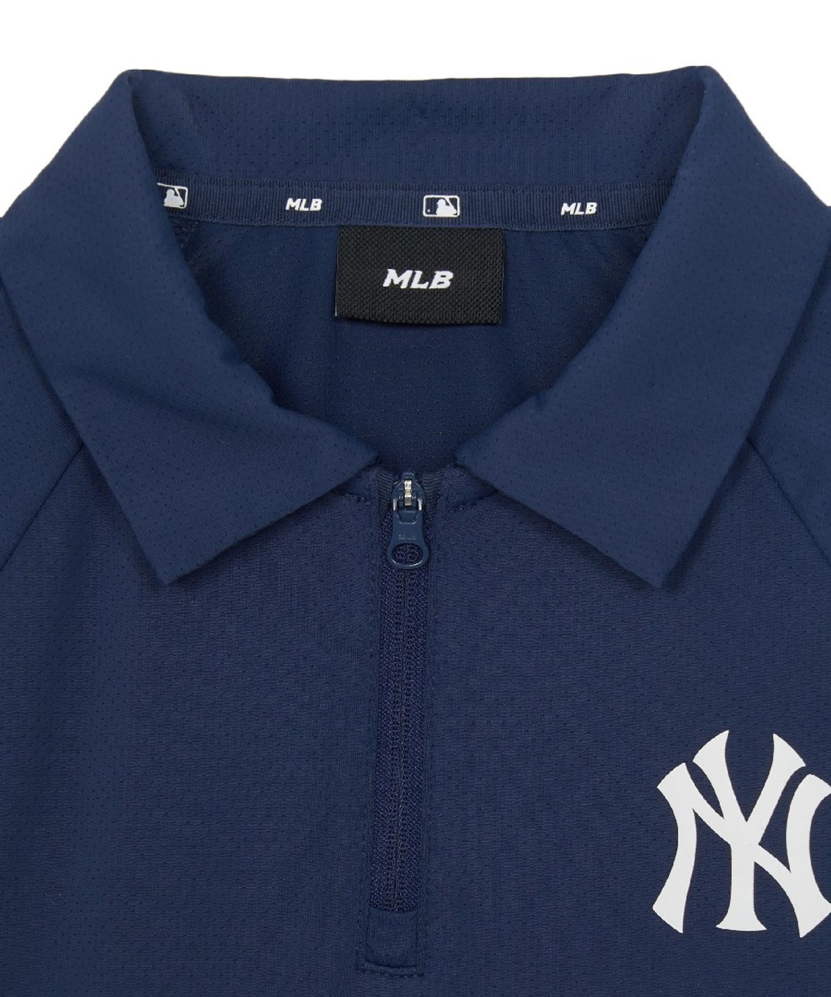 엠엘비 키즈(MLB KIDS) 베이직 아웃도어 기능성 빅럭스 반팔 피케 티셔츠 NY (Navy)