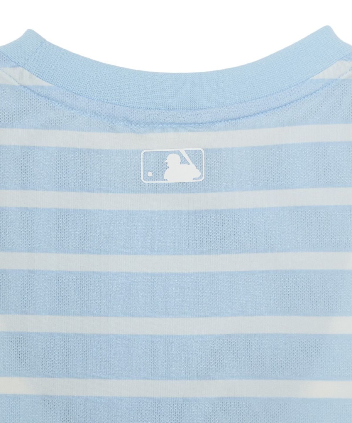 엠엘비 키즈(MLB KIDS) 아웃도어 베이직 스트라이프 티셔츠 LA (Mg.Blue)