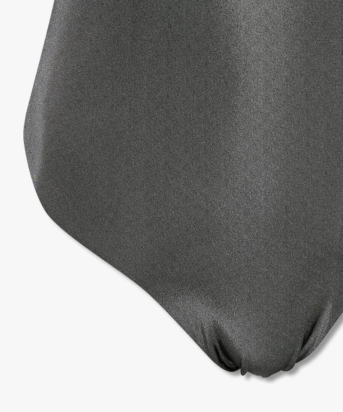 엠포리오 아르마니 언더웨어(EMPORIO ARMANI UNDERWEAR) 여성 메탈릭 포일 홀터넥 스윔수트_블랙 0826120507