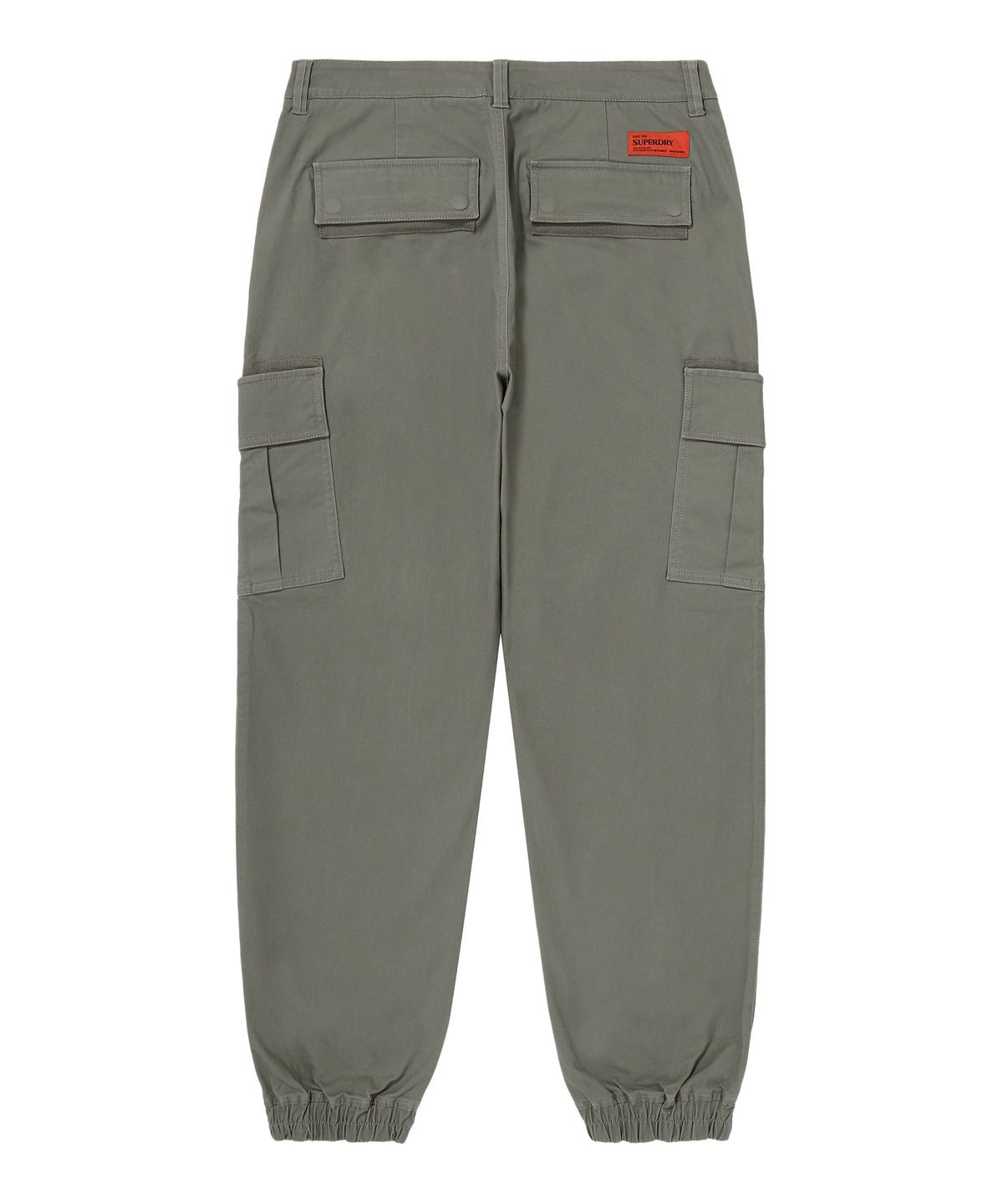 슈퍼드라이(SUPERDRY) 레이블 카고 조거 팬츠 카키그린 SDMLWAP61KHG