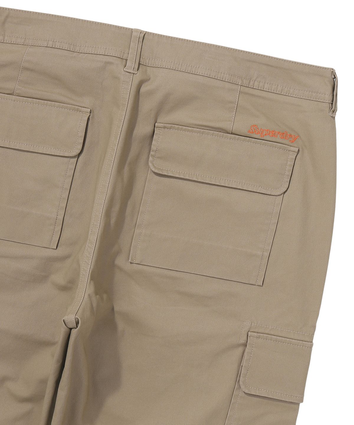 슈퍼드라이(SUPERDRY) 레이블 슬림 카고 팬츠 다크베이지 SDMLWAP60DBE
