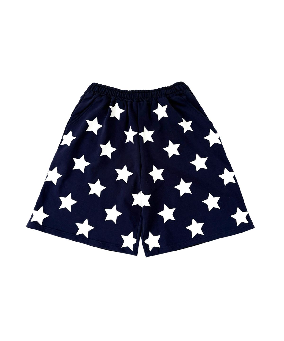 애프터썸머(AFTERSUMMER) star sweat bermuda pants (navy)