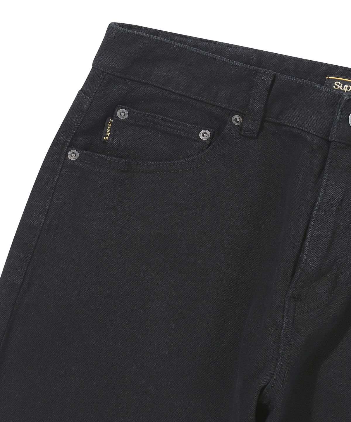 슈퍼드라이(SUPERDRY) 빈티지 슬림 데님 팬츠 블랙 SDMLDAP60BLK