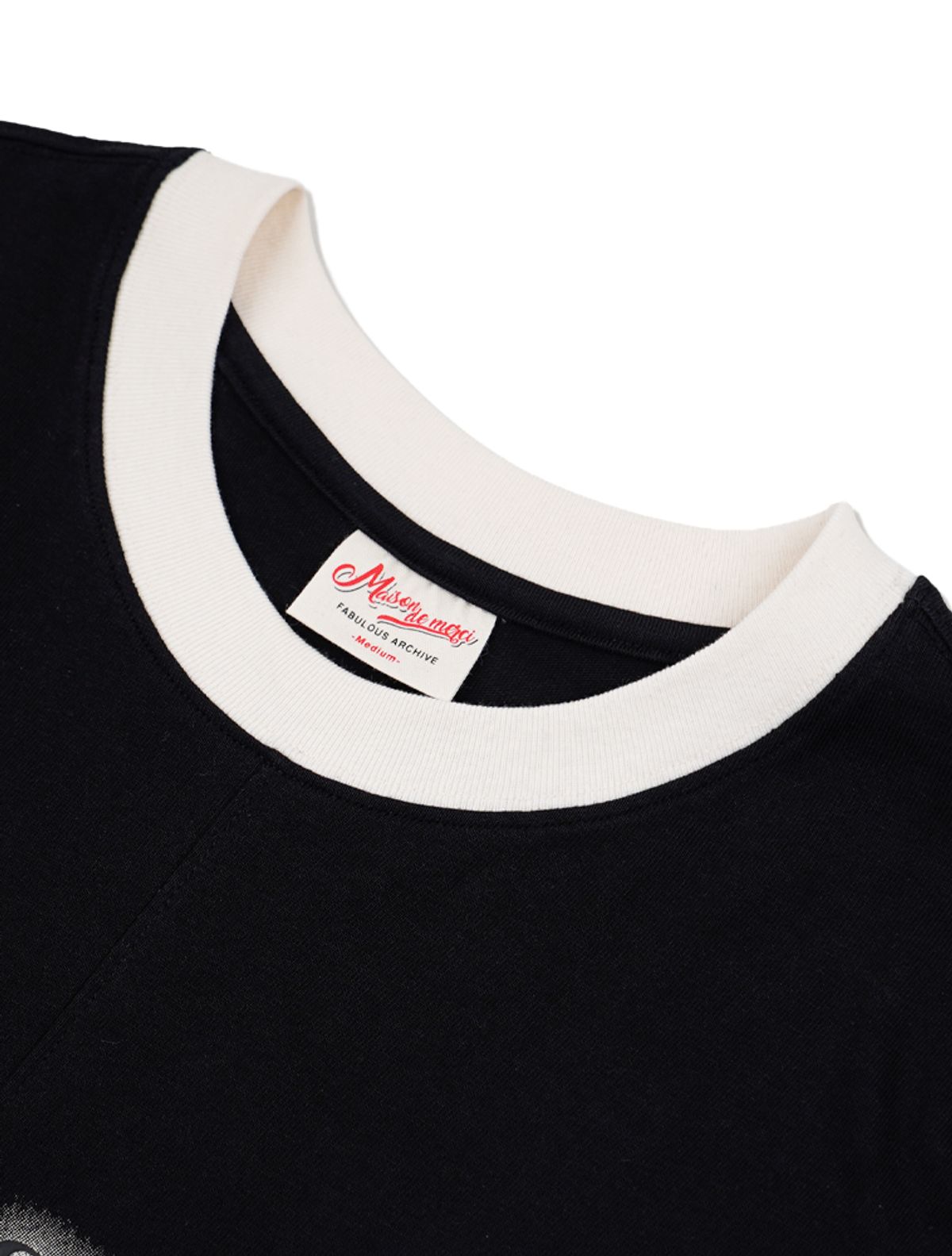 라 메종 스튜디오(LA MAISON STUDIO) SEPARATE RINGER SHORT SLEEVE BLACK(FCG2TS811M)