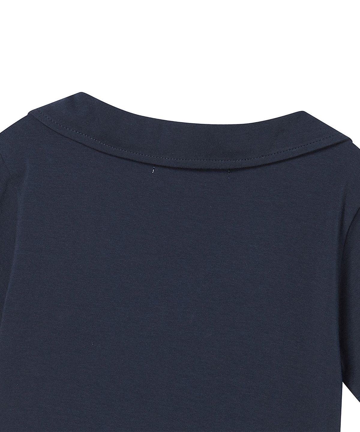 프렌다(PRENDA) SIDE CROSS POLO TOP NAVY