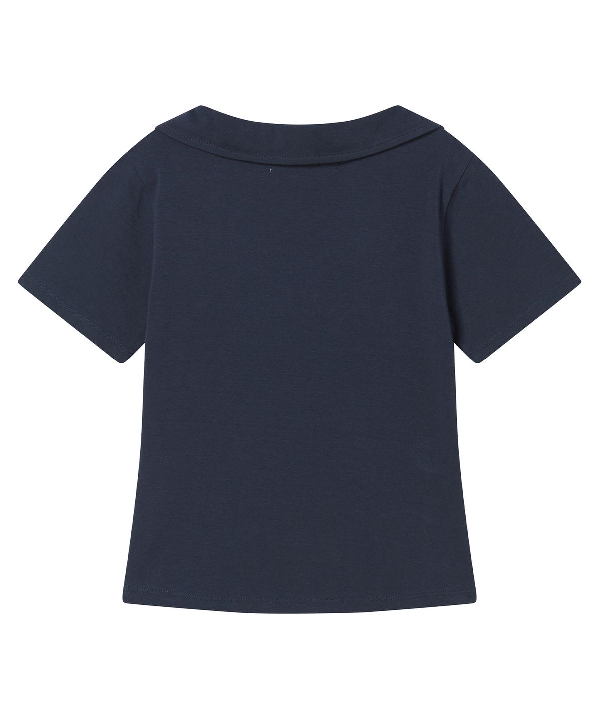프렌다(PRENDA) SIDE CROSS POLO TOP NAVY