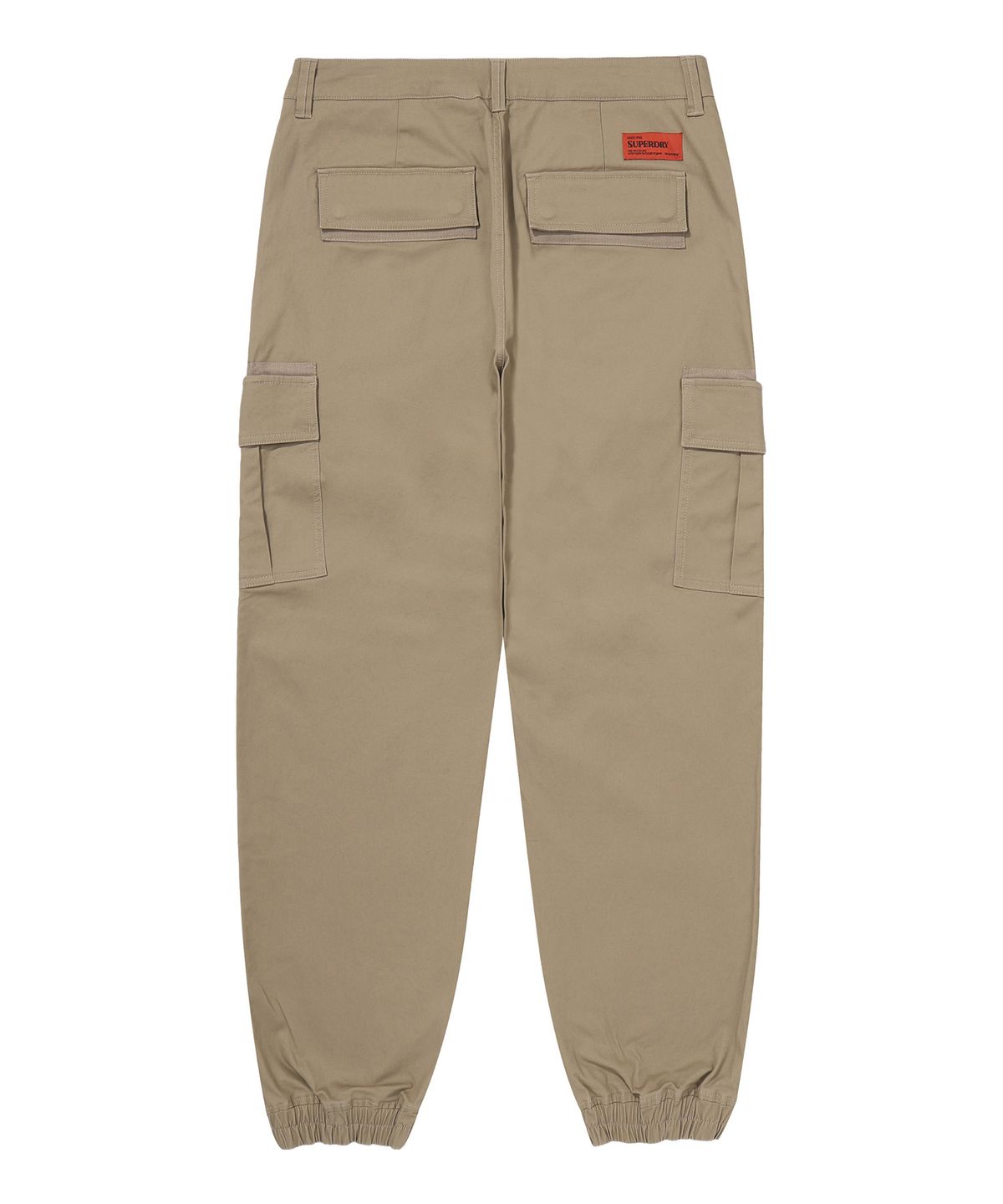 슈퍼드라이(SUPERDRY) 레이블 카고 조거 팬츠 다크베이지 SDMLWAP61DBE