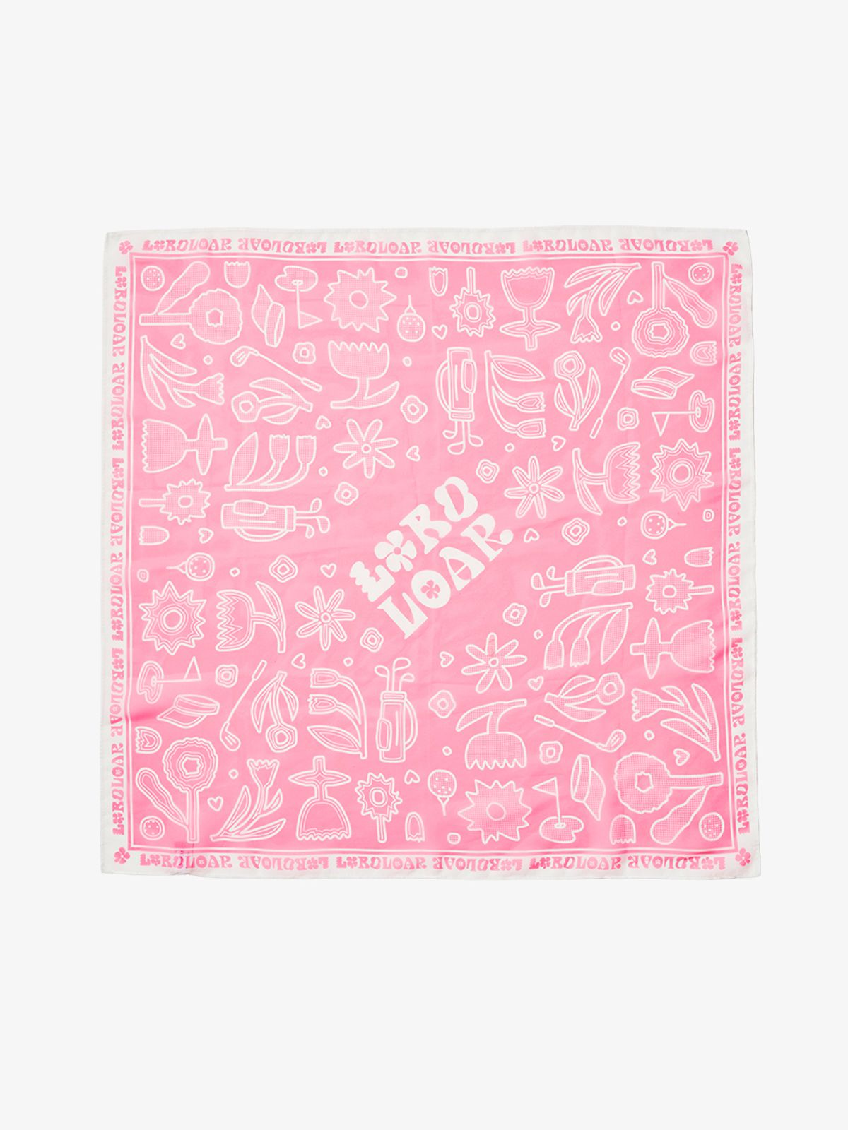 로드로아르(LORDLOAR) 에어리 반다나 스카프 PINK