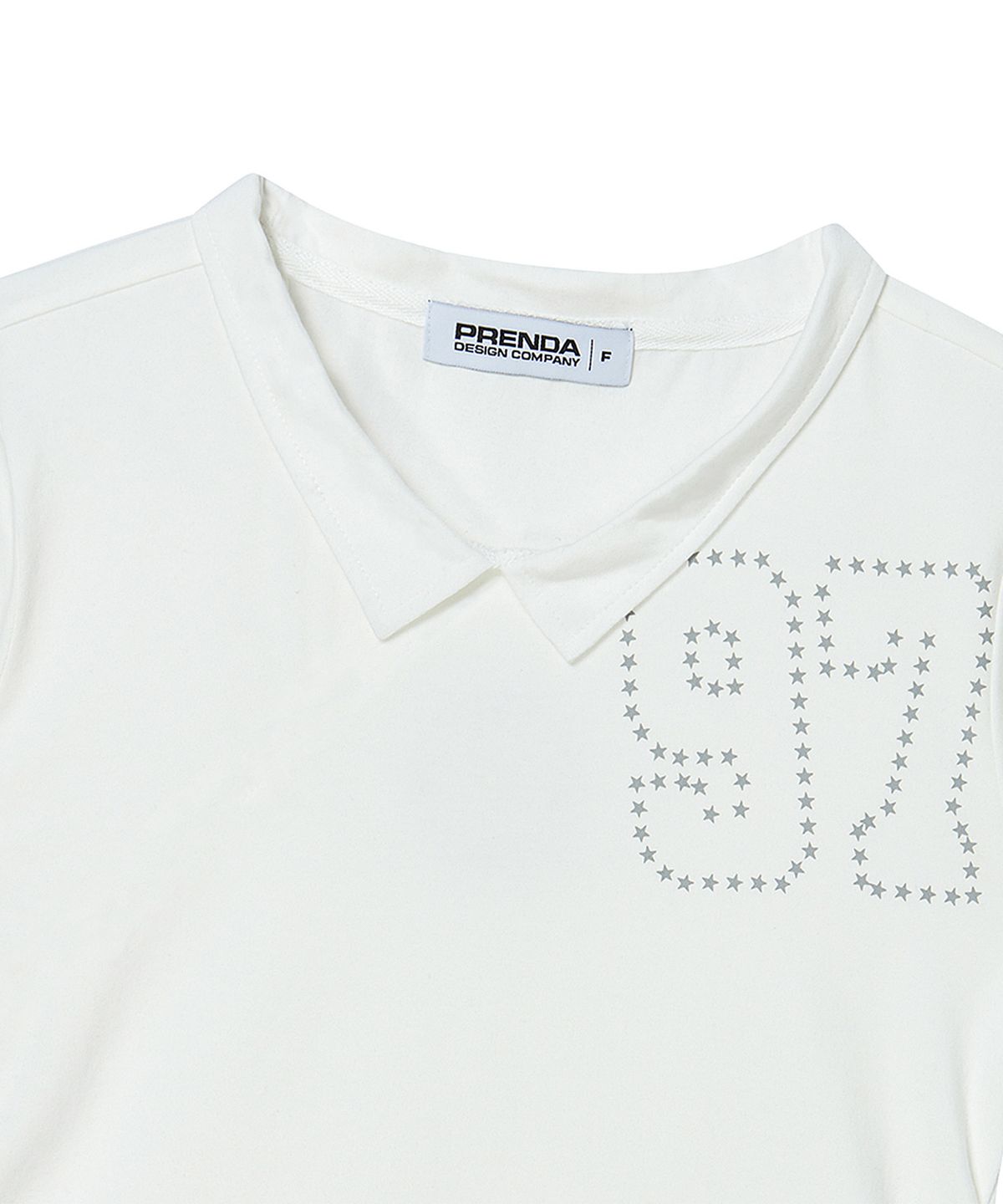 프렌다(PRENDA) 97 SHIRRING INCISION SHORT SLEEVE WHITE