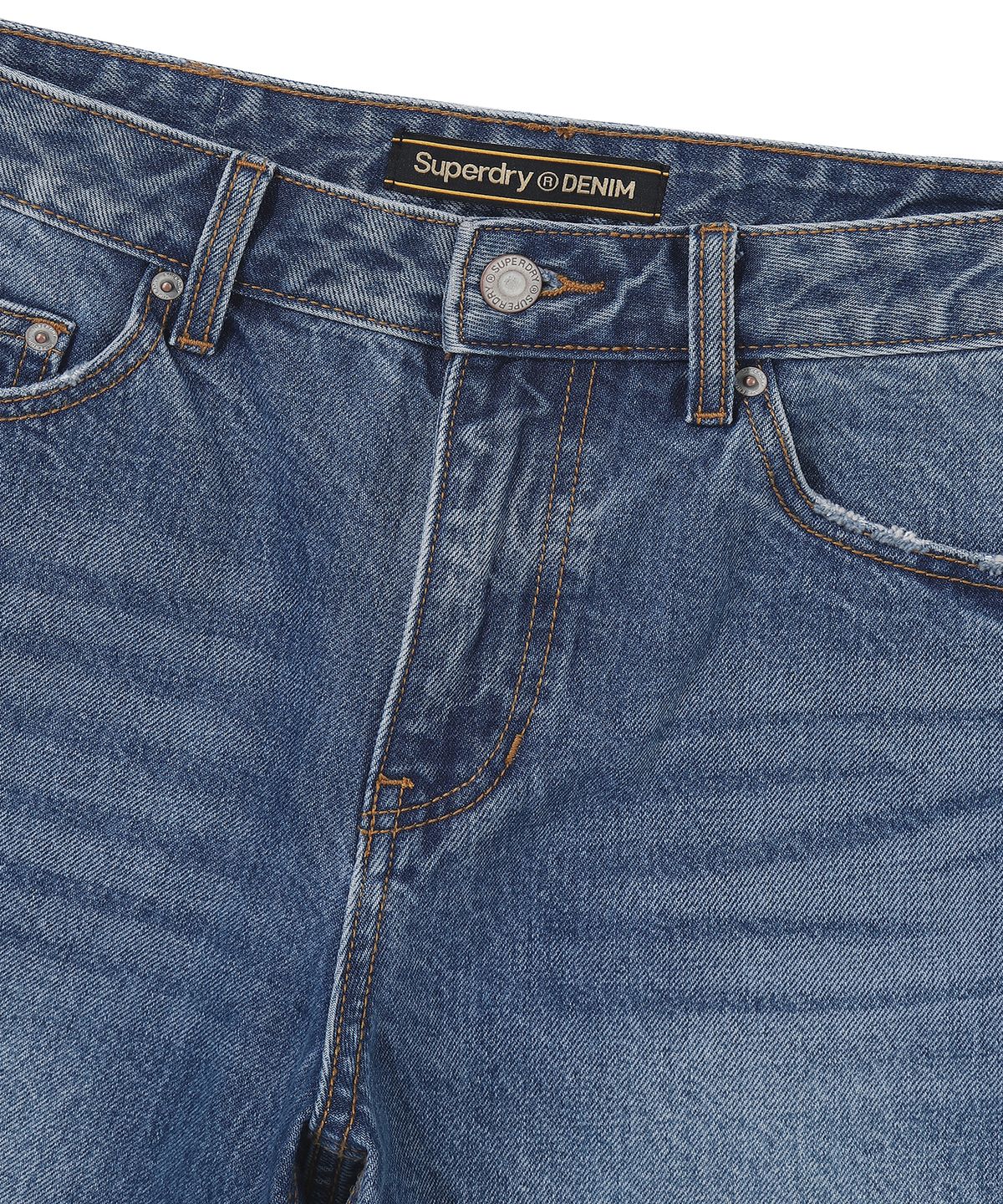 슈퍼드라이(SUPERDRY) 빈티지 데님 쇼츠 미드인디고 SDMLHAP60MID