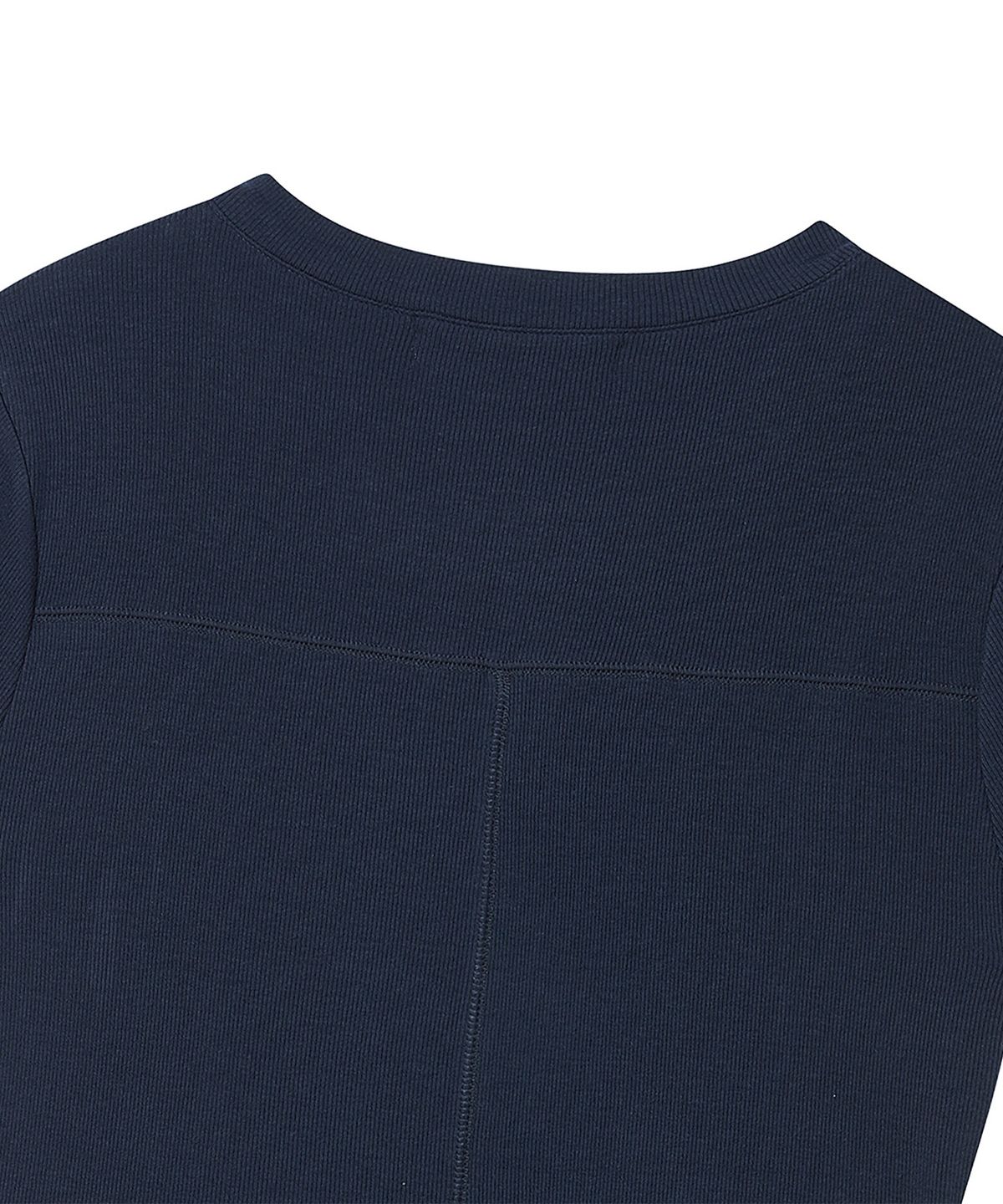 프렌다(PRENDA) POCKET BUTTON SHORT SLEEVE NAVY
