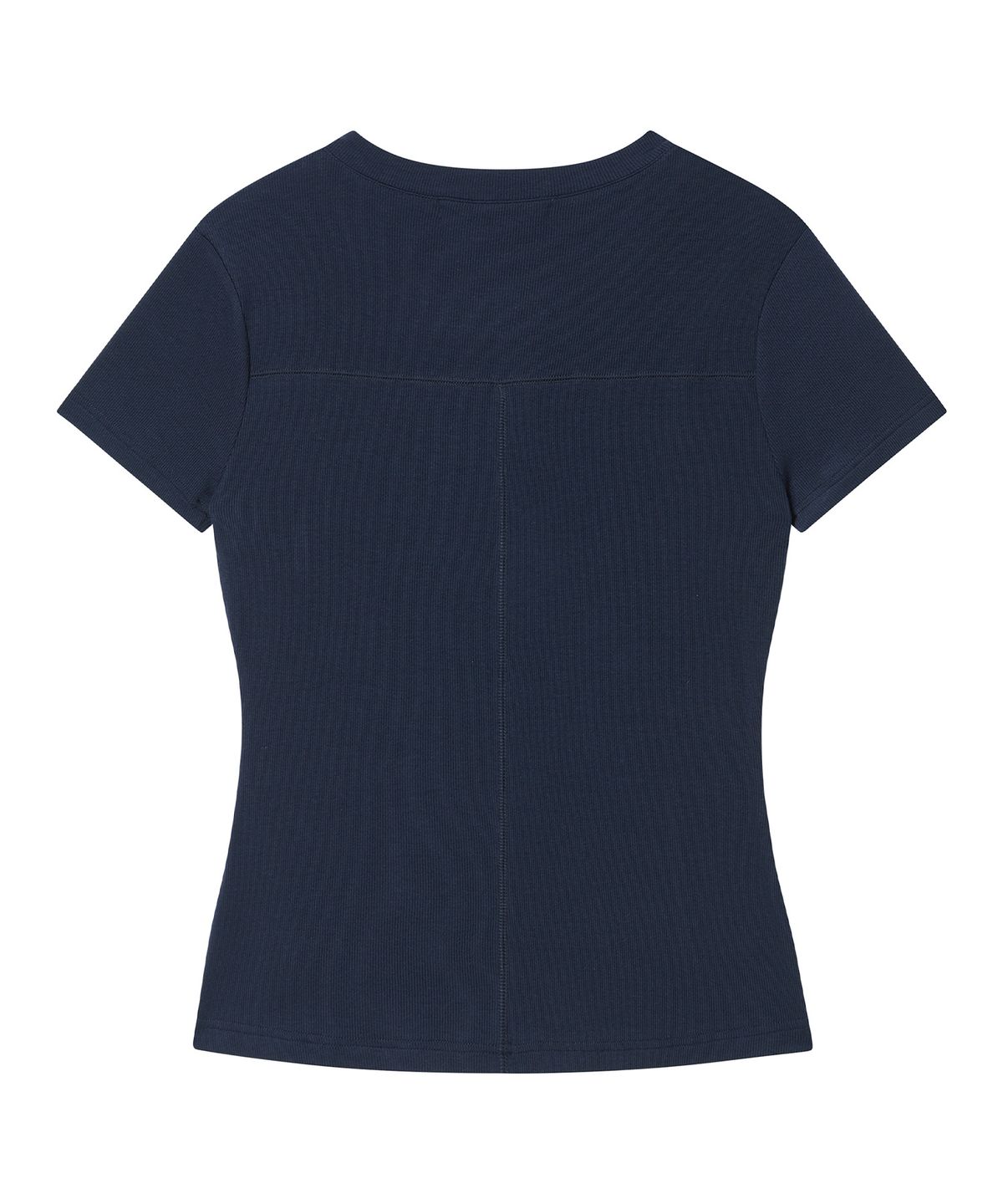 프렌다(PRENDA) POCKET BUTTON SHORT SLEEVE NAVY