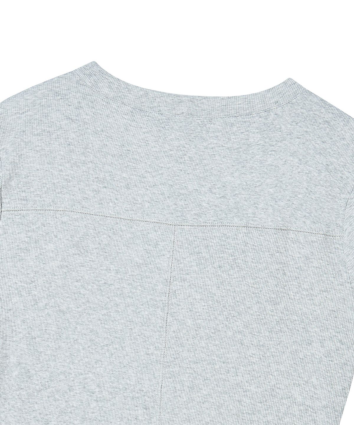 프렌다(PRENDA) POCKET BUTTON SHORT SLEEVE GRAY