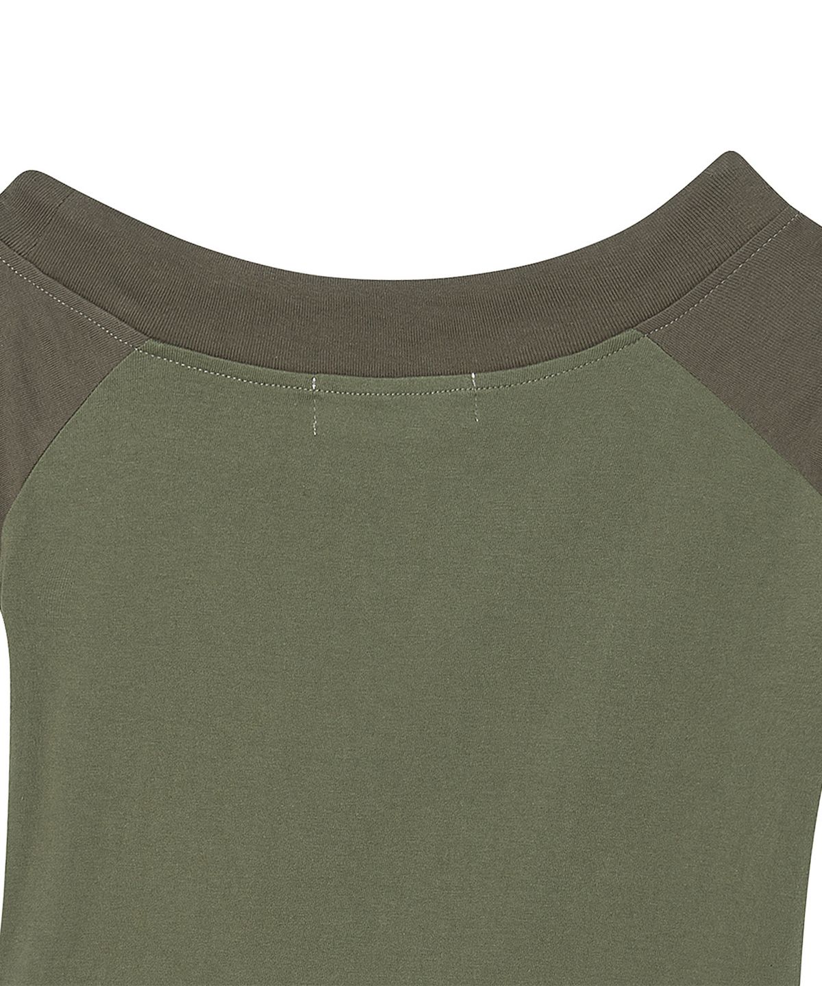 프렌다(PRENDA) STRING OFF SHOULDER SHORT SLEEVE KHAKI