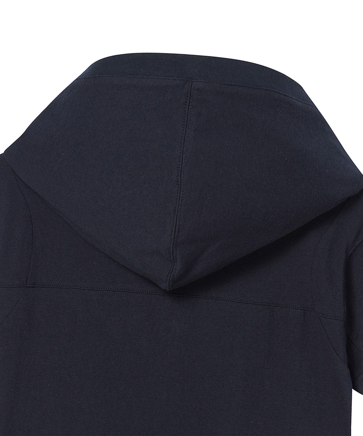 프렌다(PRENDA) BUTTON UP INCISIONAL HOODIE NAVY