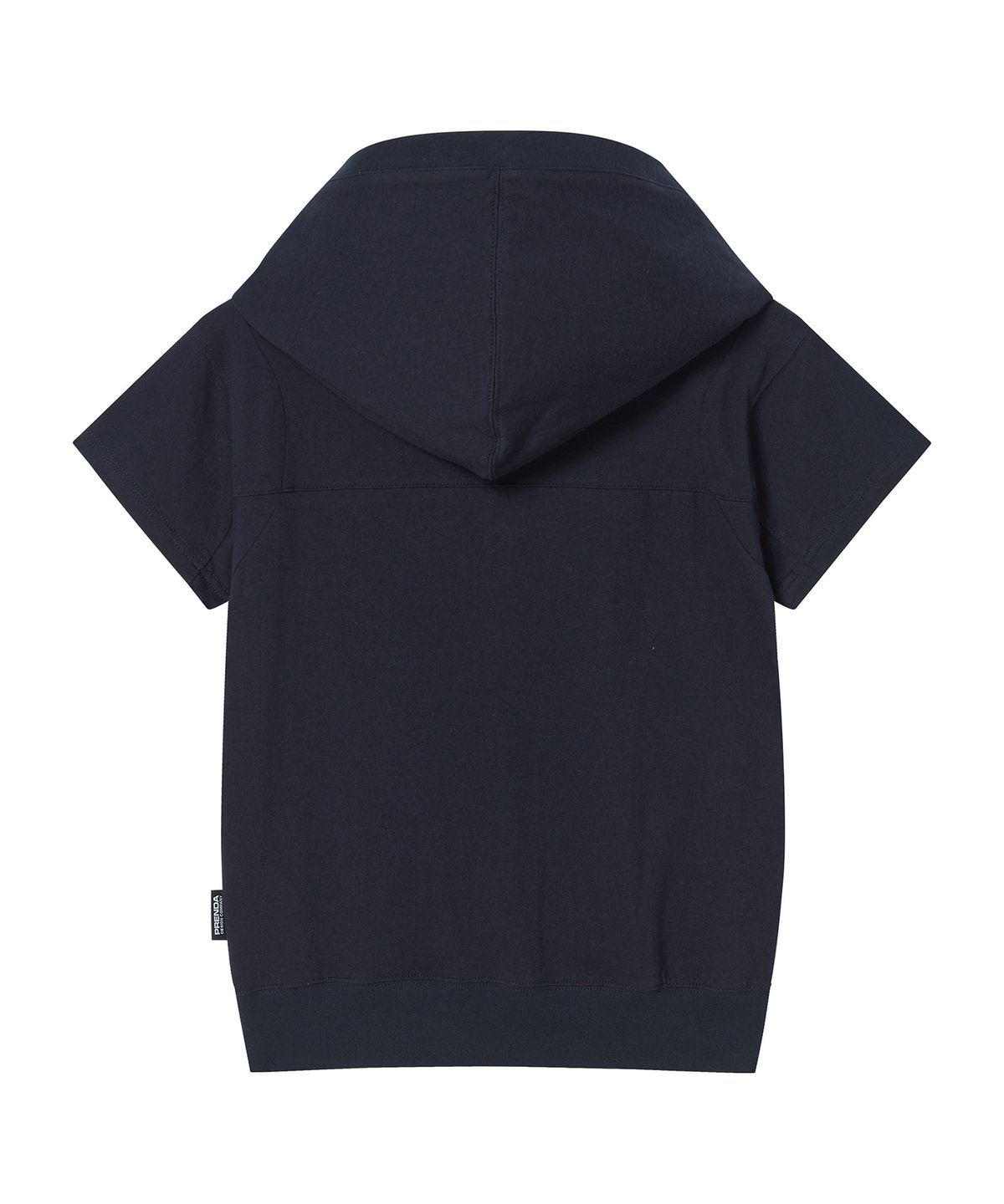 프렌다(PRENDA) BUTTON UP INCISIONAL HOODIE NAVY