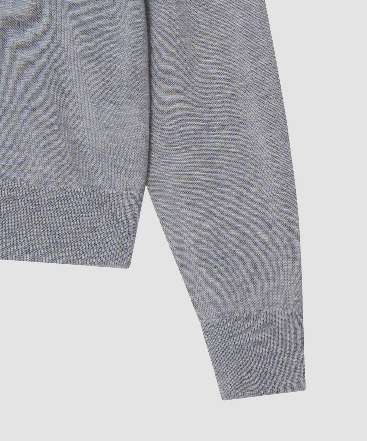 더 릴(THE LILLE) Mellow Whole-garment Cardigan_Light gray
