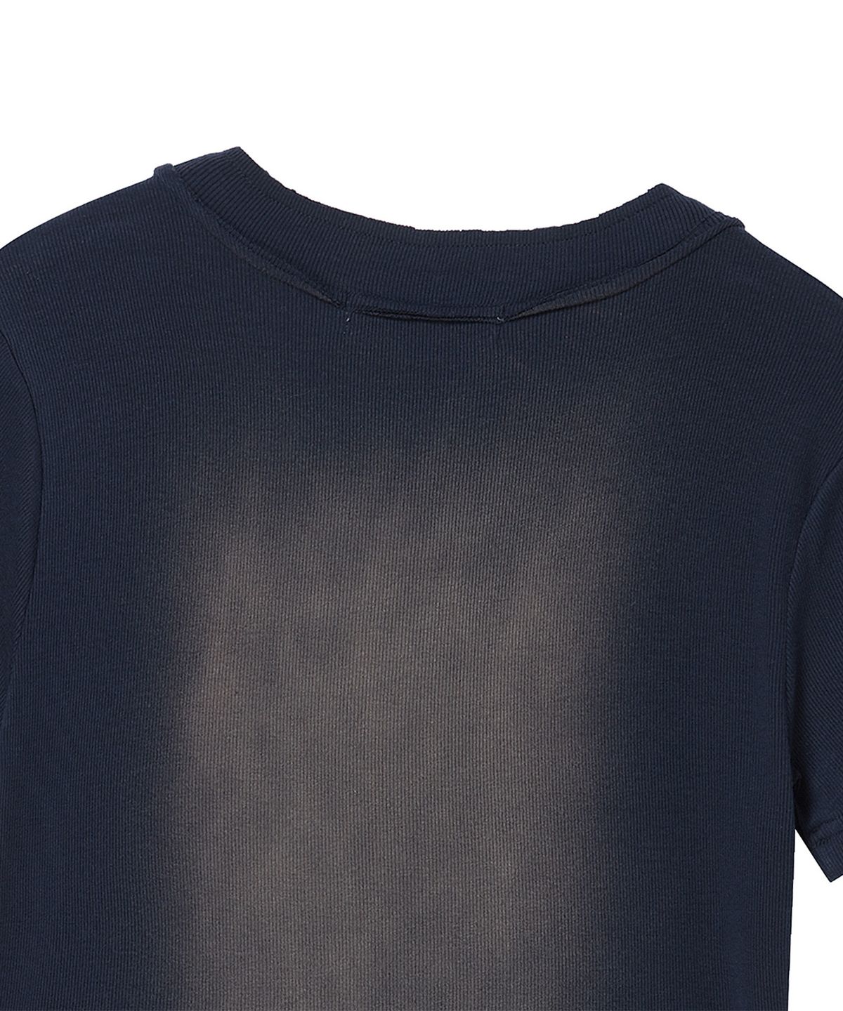 프렌다(PRENDA) HENRY NECK 97 LOGO SHORT SLEEVE NAVY