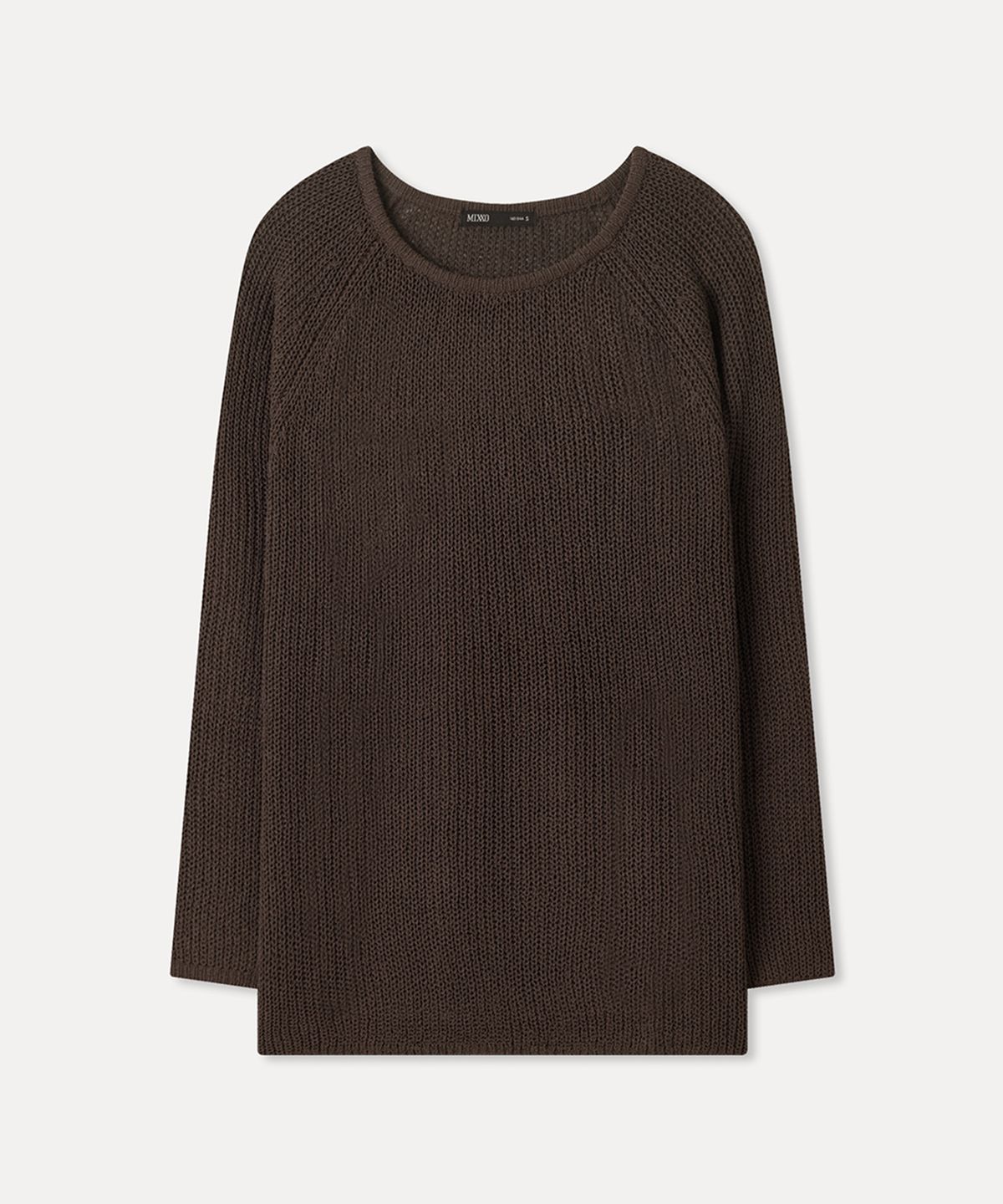 미쏘(MIXXO) [에센셜] 루즈핏 긴팔 니트_MIWKAG530T